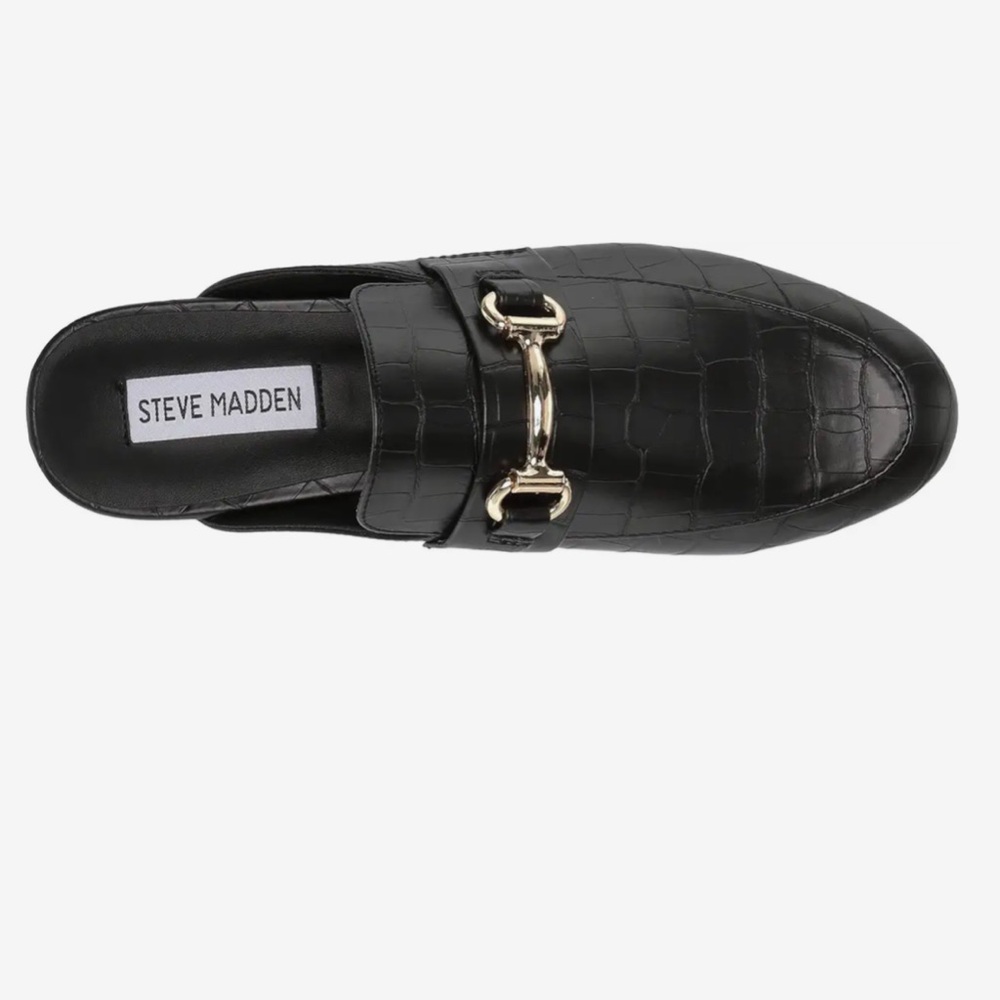 Steve Madden black mules